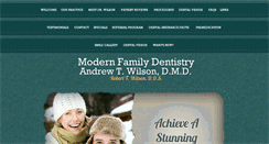 Desktop Screenshot of amodernfamilydentist.com